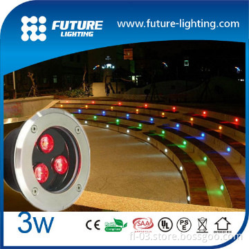 IP67 wateproof high quality DC12V 3W Edison led underground light